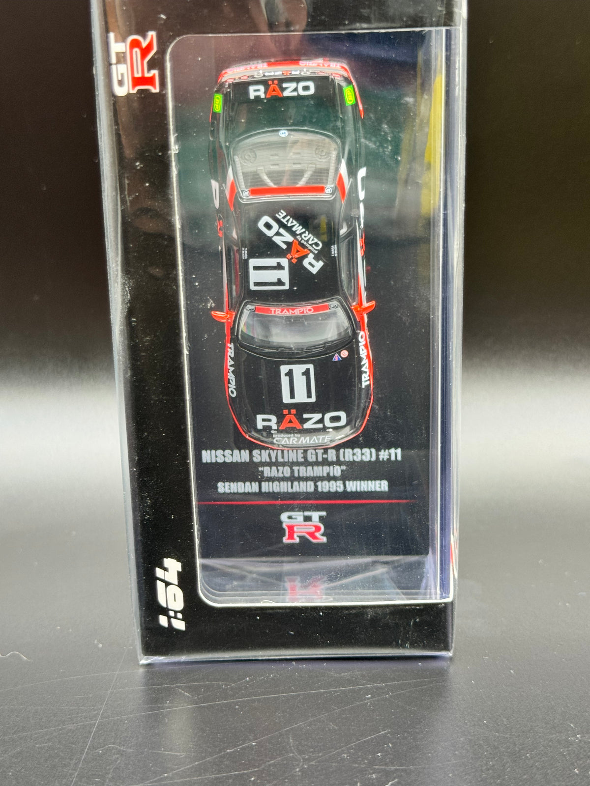 Nissan Skyline GT-R (R33) #11
RÄZO "Trampio" Sendan Highland 1995 Winner | Inno64 1:64