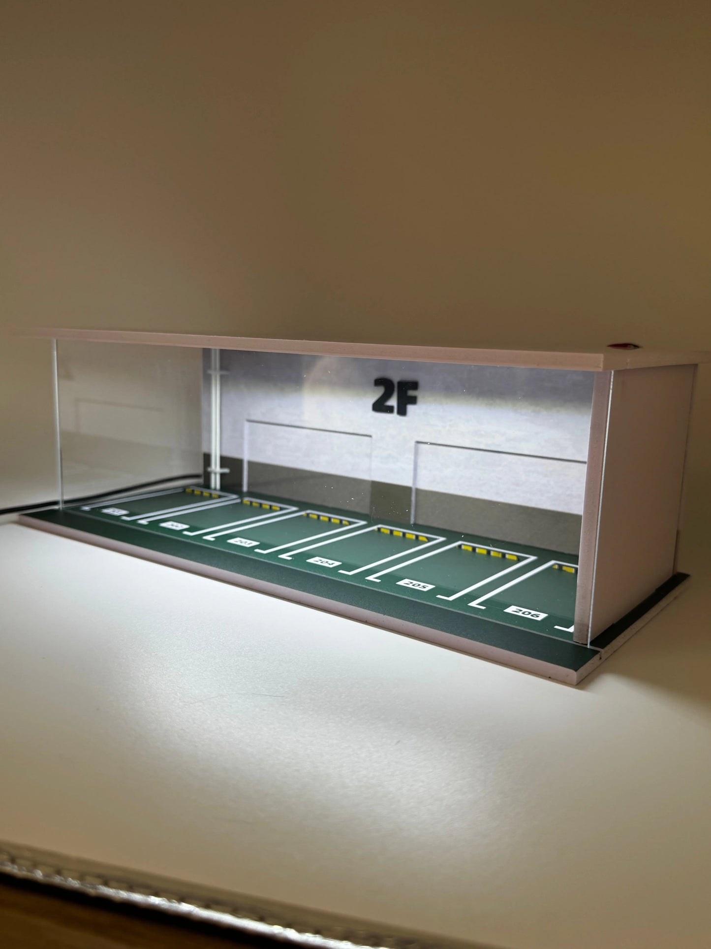 Diorama Parking 1/64 éclairé SVRdiecast
