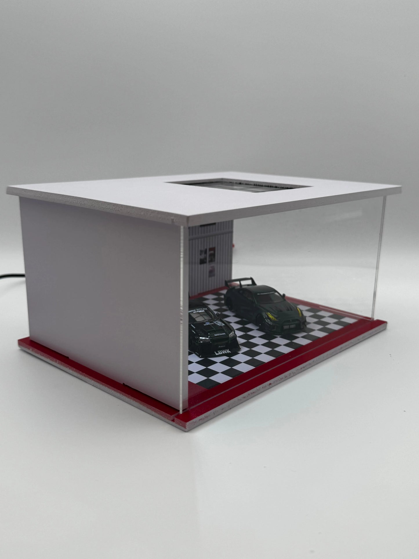 Diorama mini garage 1/64 éclairé SVRdiecast