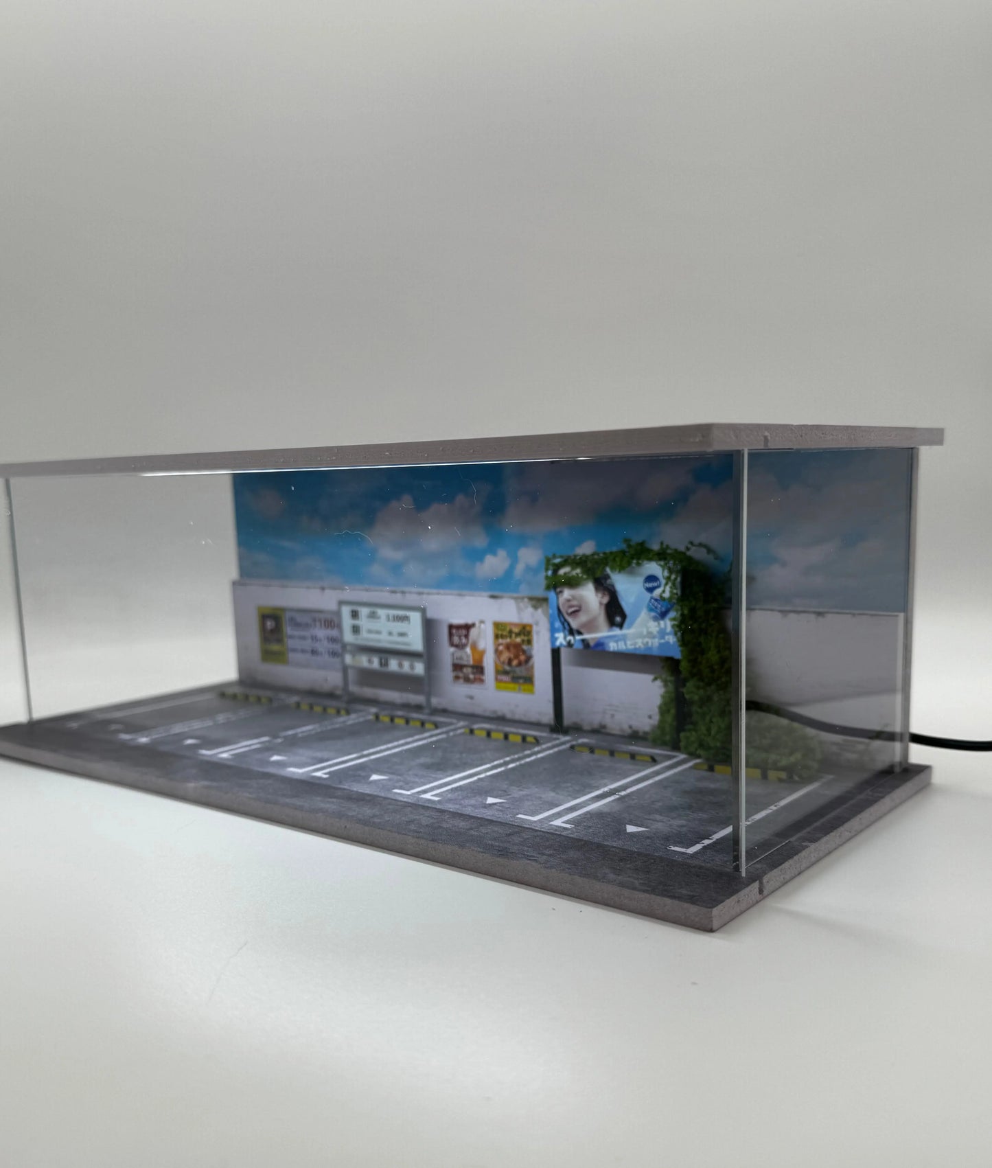 Diorama Parking Street 1/64 Eclairé SVRdiecast