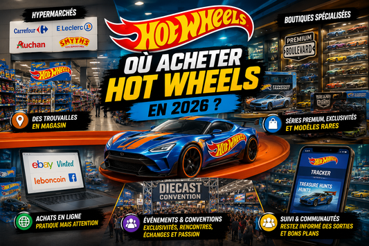     Découvrez les meilleurs endroits pour acheter des Hot Wheels en 2026 : magasins, boutiques spécialisées, événements diecast et modèles rares.