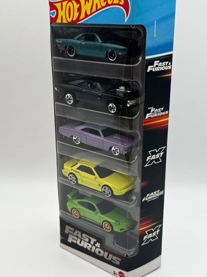 Pack Fast & Furious – 5 véhicules (Hot Wheels) SVRdiecast