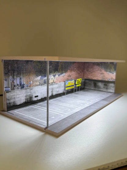Diorama parking 1/64 SVRdiecast
