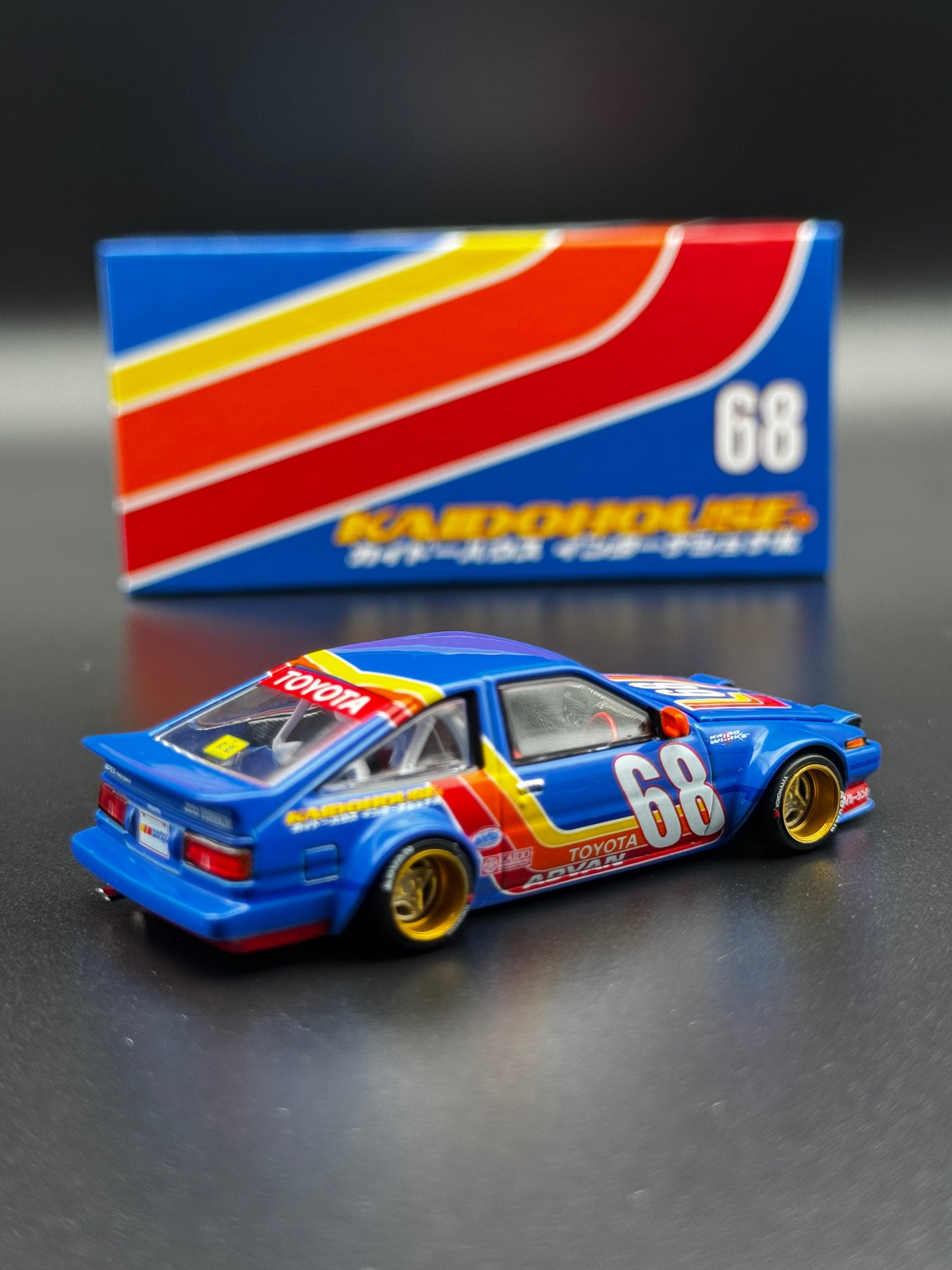 Toyota AE86 Sprinter Trueno Kaido House × Mini GT Kaido Racing V1 SVRdiecast