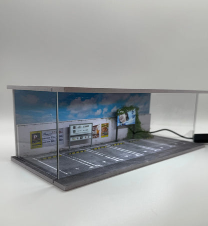 Diorama Parking Street 1/64 Eclairé SVRdiecast