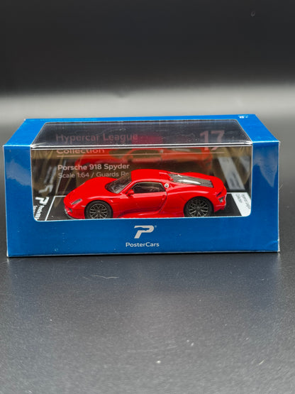 Porsche 918 Spyder – Guards Red | PosterCars Hypercar League Collection