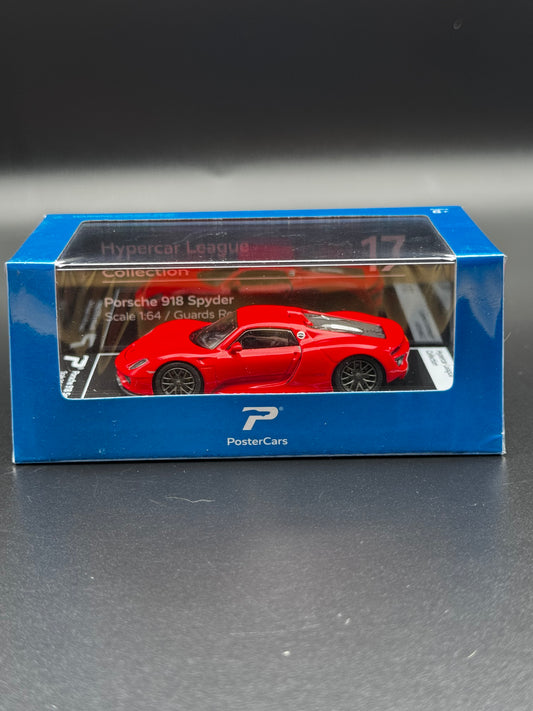 Porsche 918 Spyder – Guards Red | PosterCars Hypercar League Collection