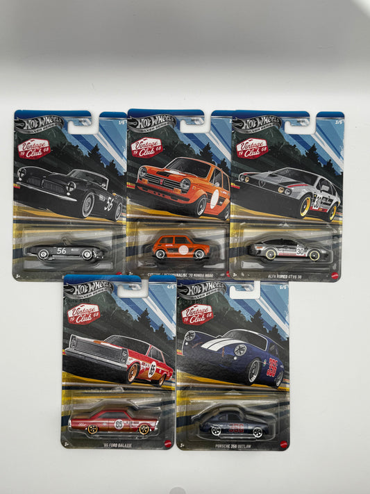 Silver Series Vintage Club 1968 – Set Complet 5/5 – Hot Wheels | 1:64 SVRdiecast