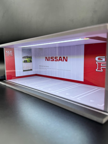 Diorama Nissan GT-R Showroom – Display | 1:64