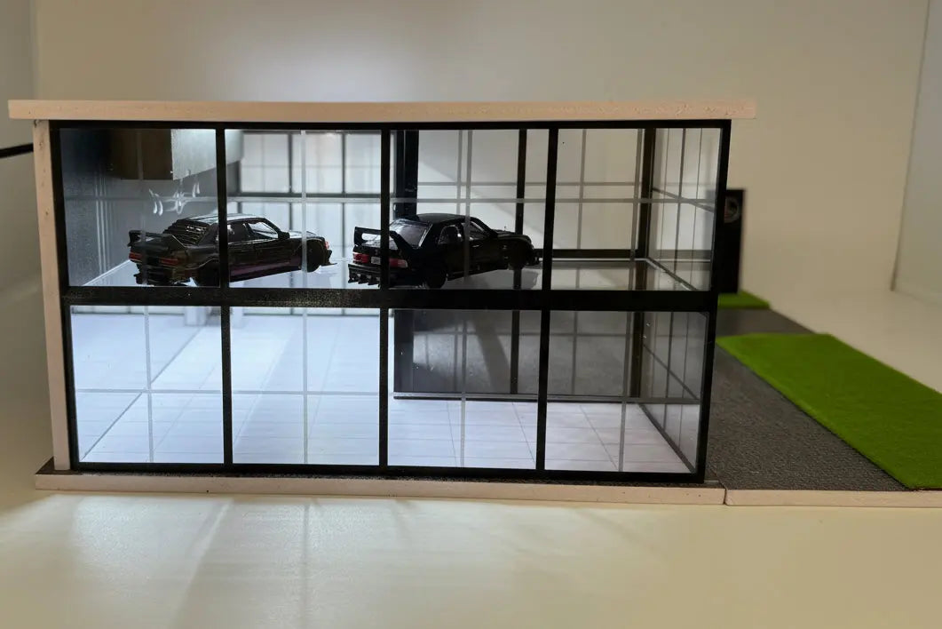 Diorama concession Mercedes 1/64 SVRdiecast