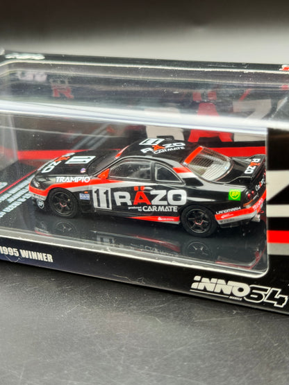 Nissan Skyline GT-R (R33) #11
RÄZO "Trampio" Sendan Highland 1995 Winner | Inno64 1:64
