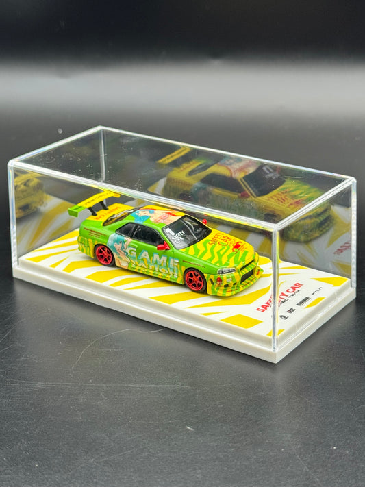Nissan Skyline Safety Car Senseorgan × Magic Team | 1:64 Diorama Anime Design