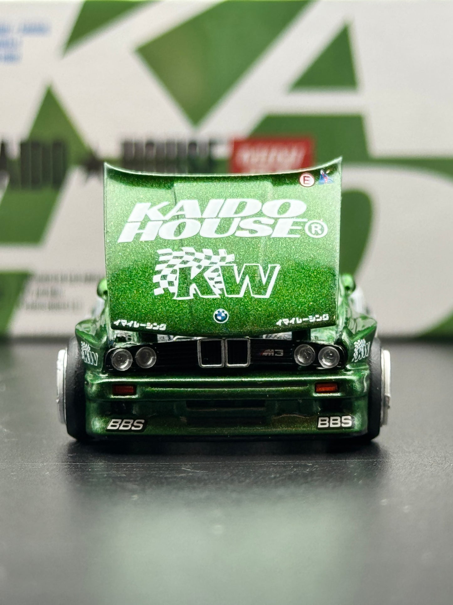 Kaido House x Mini GT - BMW M3 Kaido Works V2 - Green