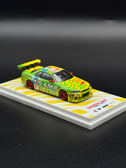 Nissan Skyline Safety Car Senseorgan × Magic Team | 1:64 Diorama Anime Design