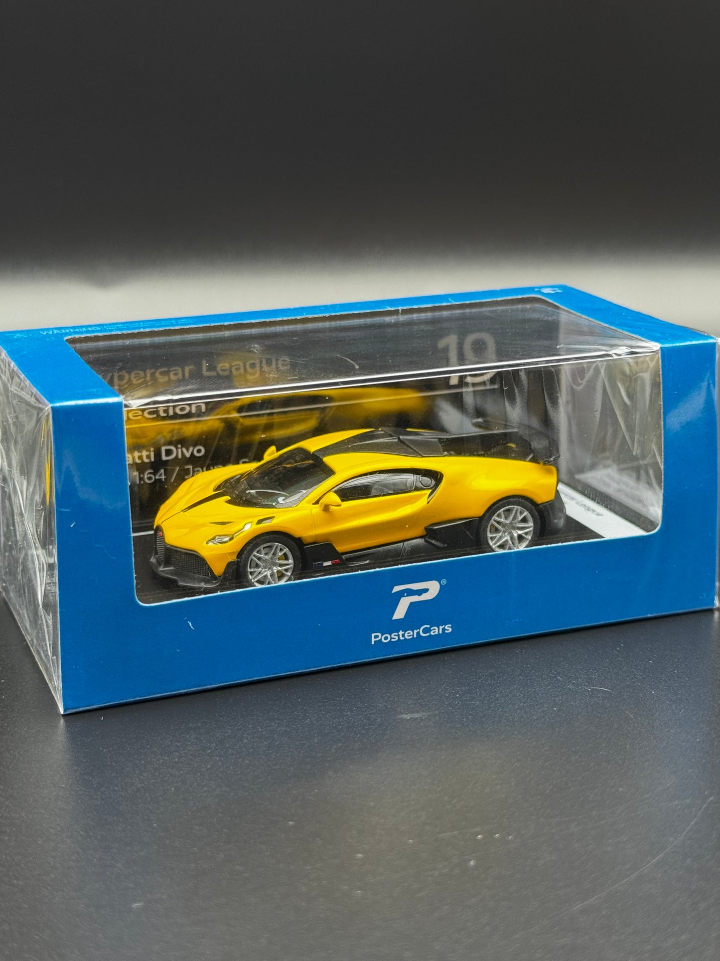 Bugatti Divo – Yellow | PosterCars Hypercar League Collection