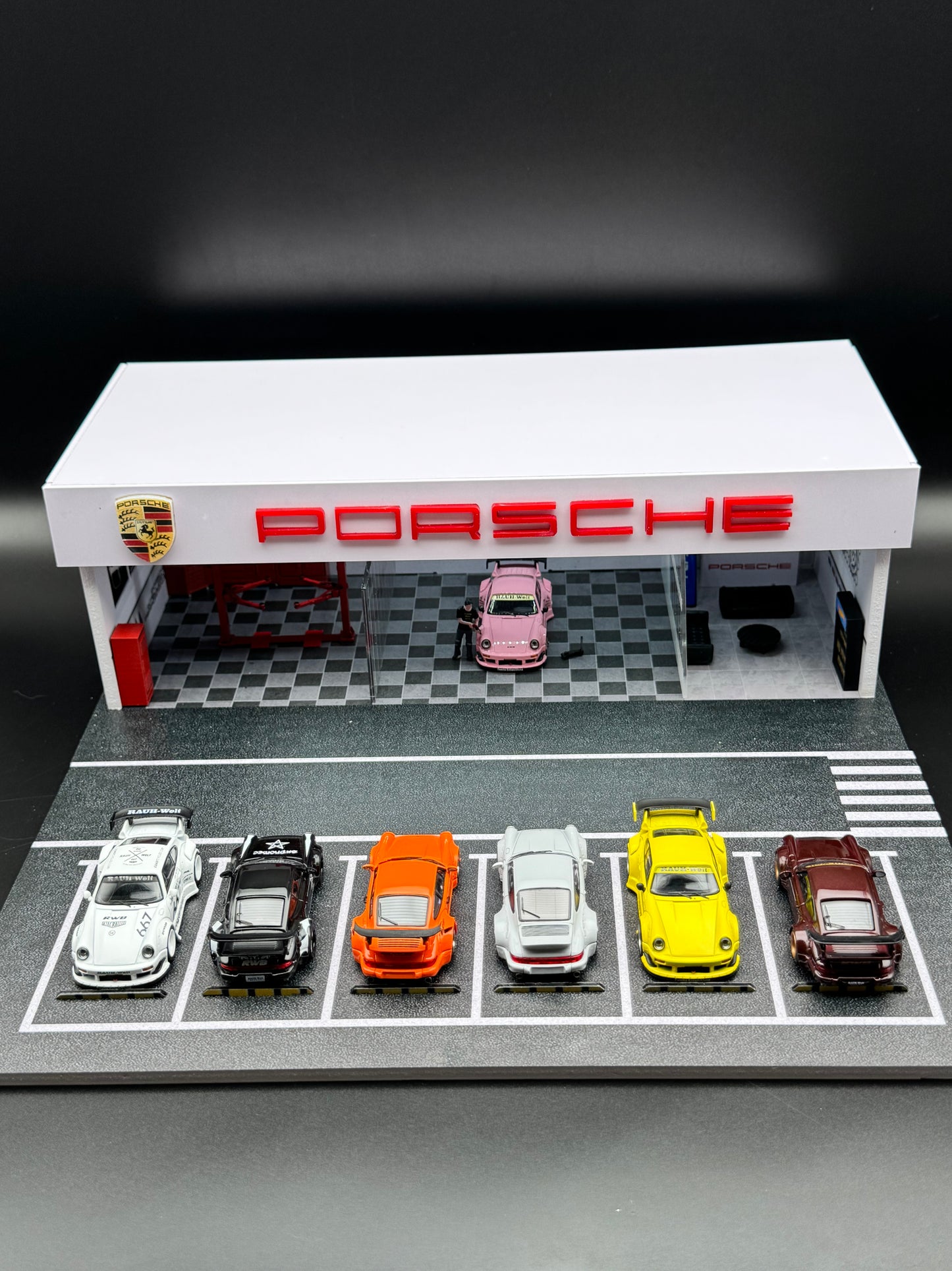 Diorama Porsche Concessionnaire – Display | 1:64