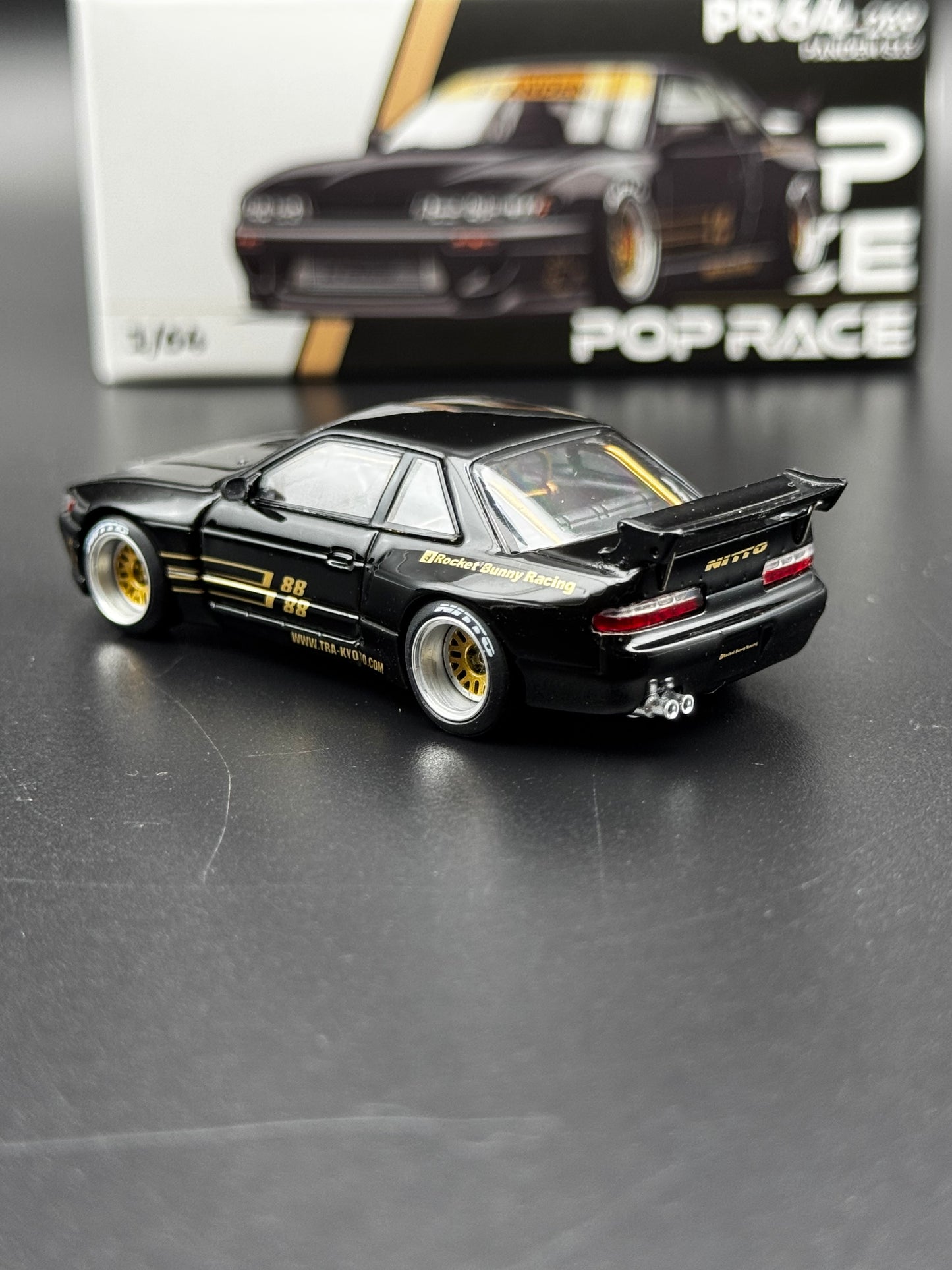 Nissan Silvia S13 Pandem #88 Rocket Bunny – Pop Race | 1:64
