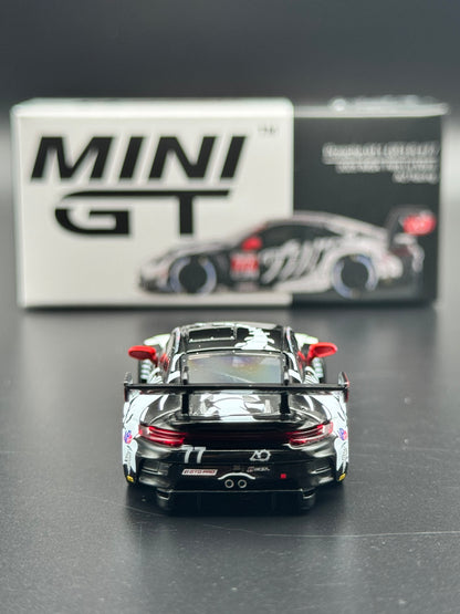 Porsche 911 GT3 R #77 AO Racing - 2023 IMSA Petit Le Mans - MINI GT