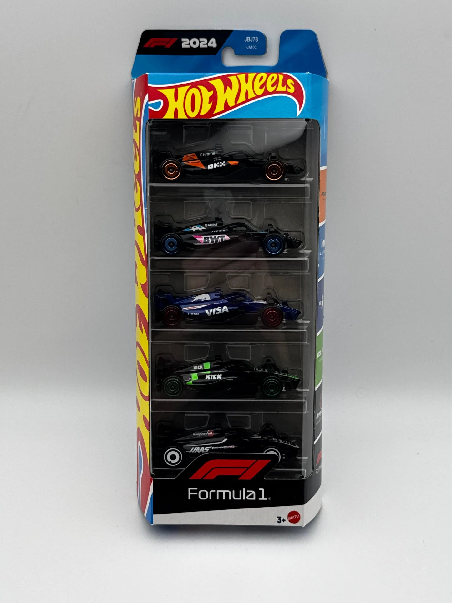 Hot Wheels – Pack Formule 1 2024 (5 véhicules) – Échelle 1/64 SVRdiecast