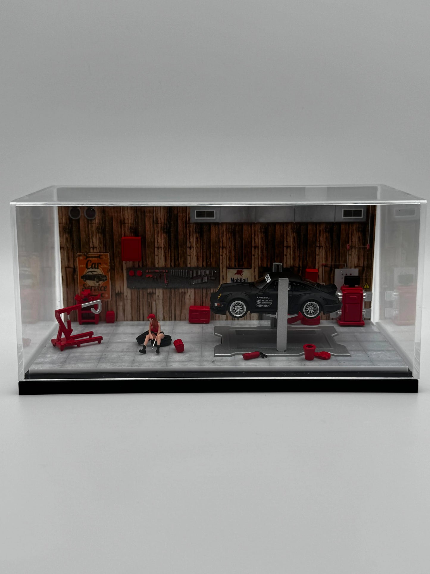 Diorama garage avec accessoires SVRdiecast
