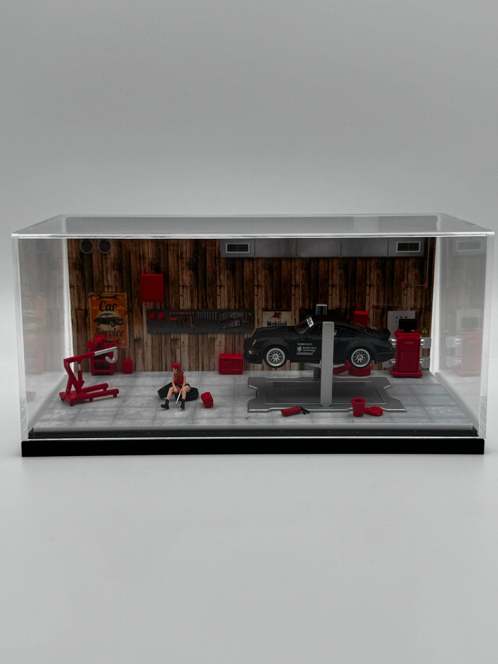 Diorama garage avec accessoires SVRdiecast
