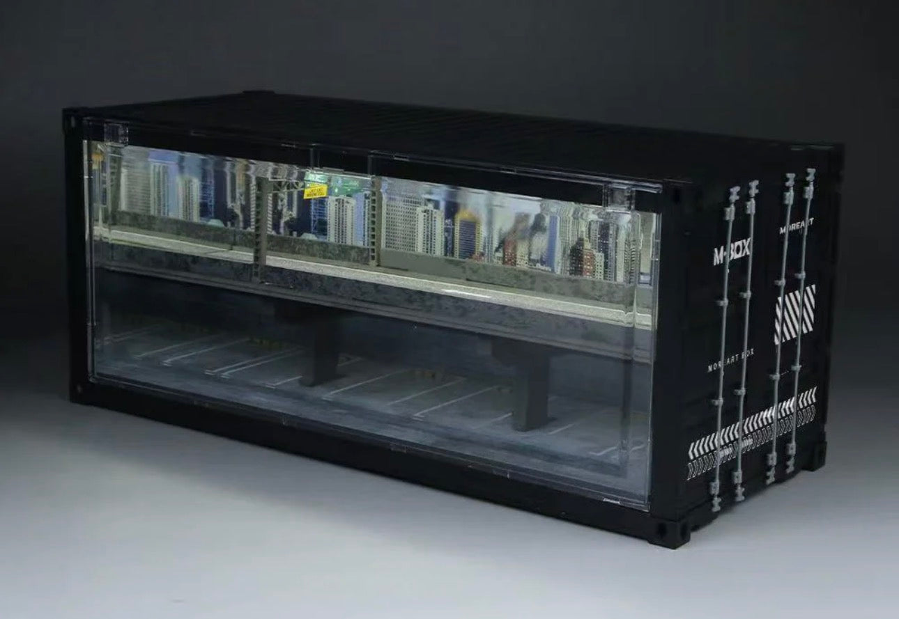 Diorama Container Parking Urbain 1/64