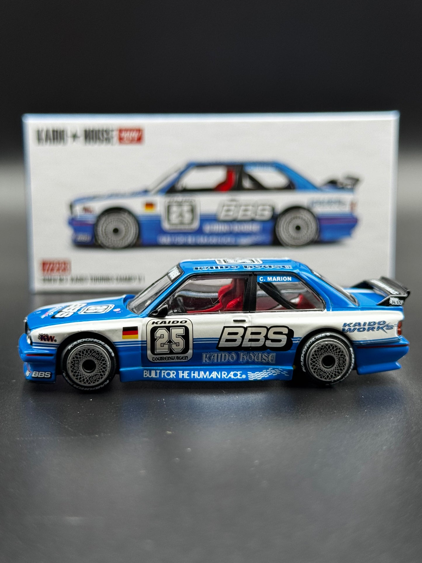 BMW M3 E30 Kaido Touring Champ V1 #25 BBS – Kaido House x Mini GT | 1:64