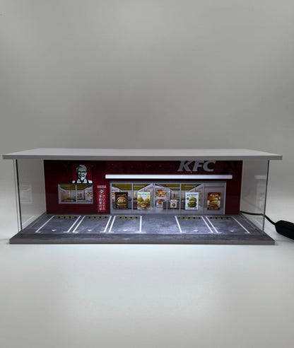 Diorama KFC 1/64 éclairé SVRdiecast