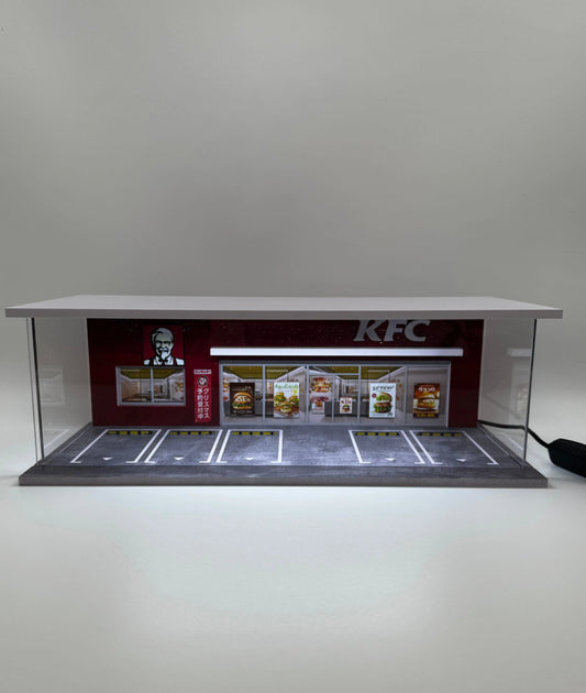 Diorama KFC 1/64 éclairé SVRdiecast