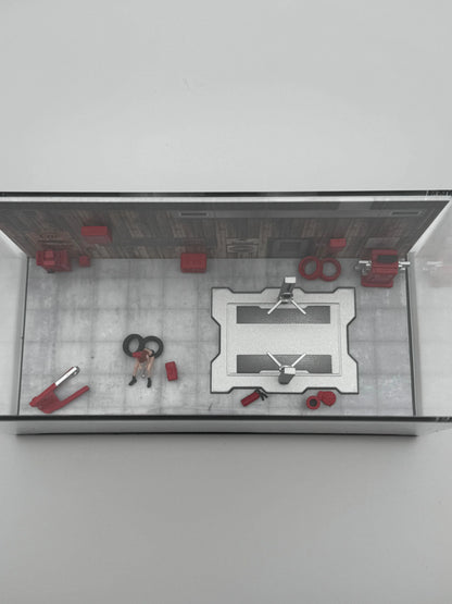 Diorama garage avec accessoires SVRdiecast