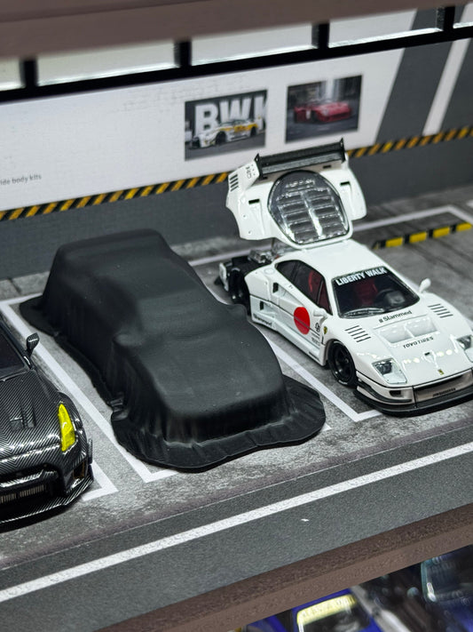 Ferrari f40 sous housse pour diorama 1/64 SVRdiecast