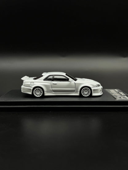 Nissan GT-R r34 Smilodon Time Micro 1/64