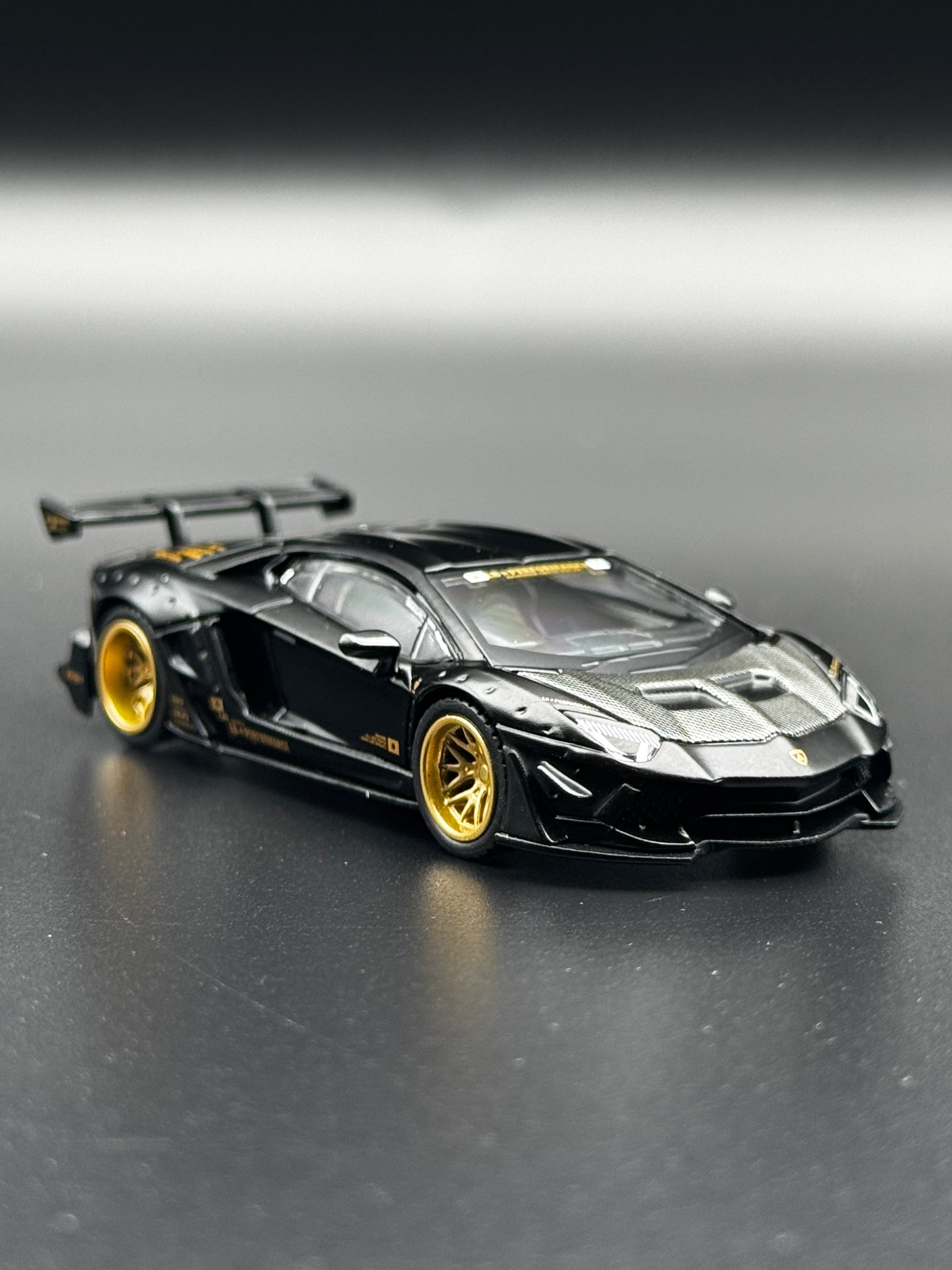 Mini GT – LB★WORKS Lamborghini Aventador Limited Edition Matte Black – 1:64 SVRdiecast