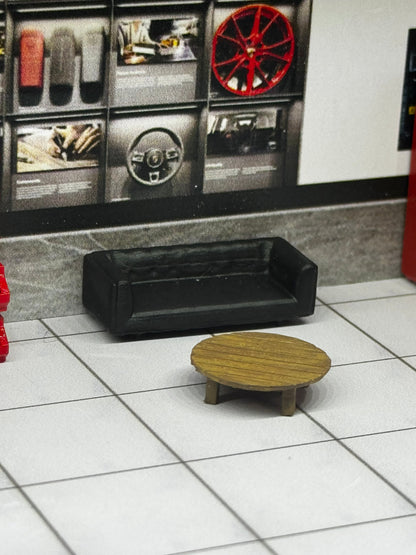 Canapé et table pour diorama 1/64 SVRdiecast