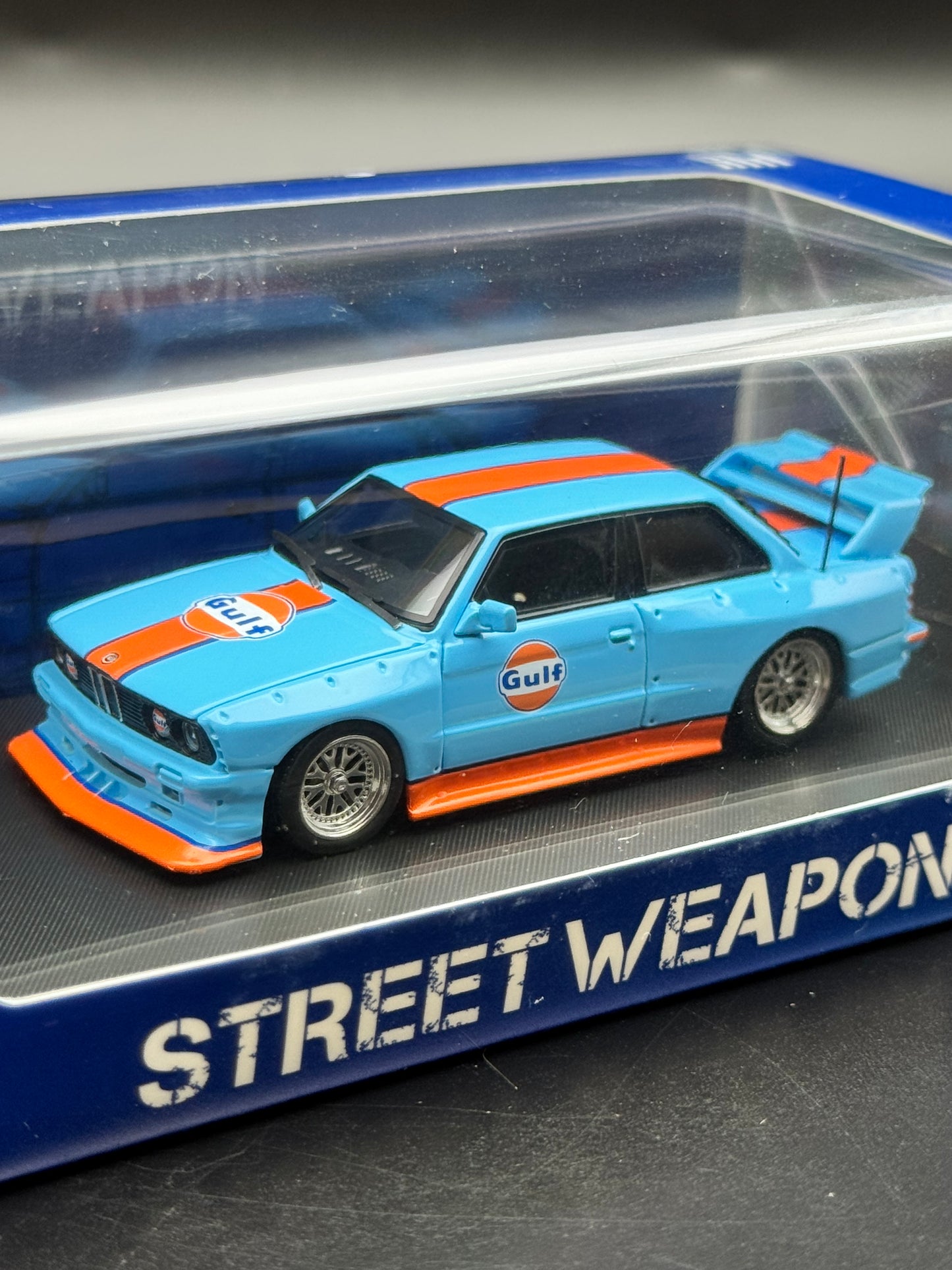 BMW LTO E30 Street Weapon “Gulf” | 1:64