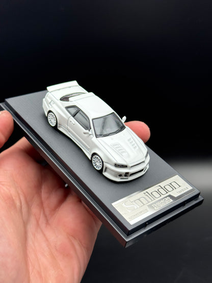 Nissan GT-R r34 Smilodon Time Micro 1/64