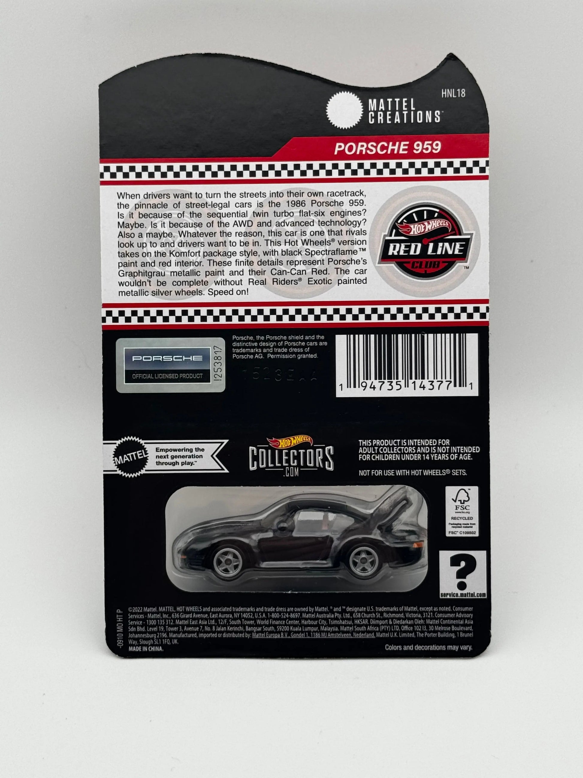 Porsche 959 – Hot Wheels RLC Exclusive 1/64 SVRdiecast