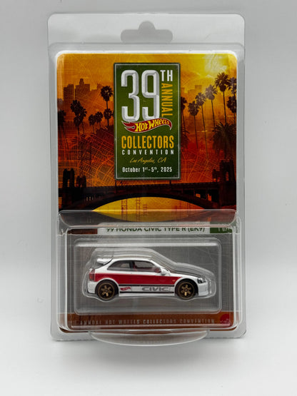 Hot Wheels Honda Civic Type R EK9 – Convention Los Angeles 2025 Édition Limitée 1/64 SVRdiecast