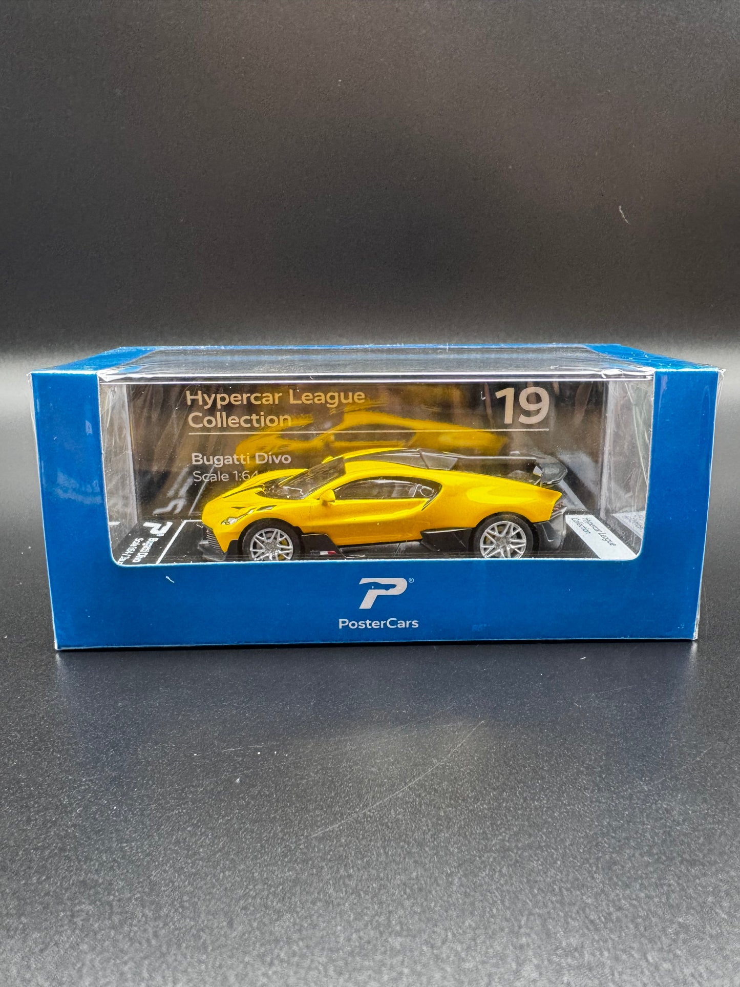 Bugatti Divo – Yellow | PosterCars Hypercar League Collection