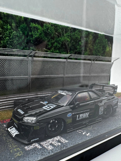 Diorama Circuit 1/64 - Mini Piste de Course pour Voitures Miniatures SVRdiecast