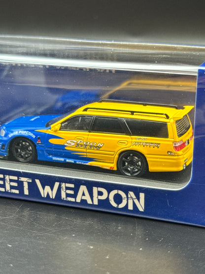 Nissan Stagea R34 – Street Weapon x Ghost Player | 1:64 Low number