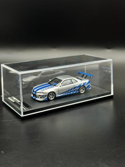 Nissan Skyline GT-R r34 C-West Time Micro | 1/64