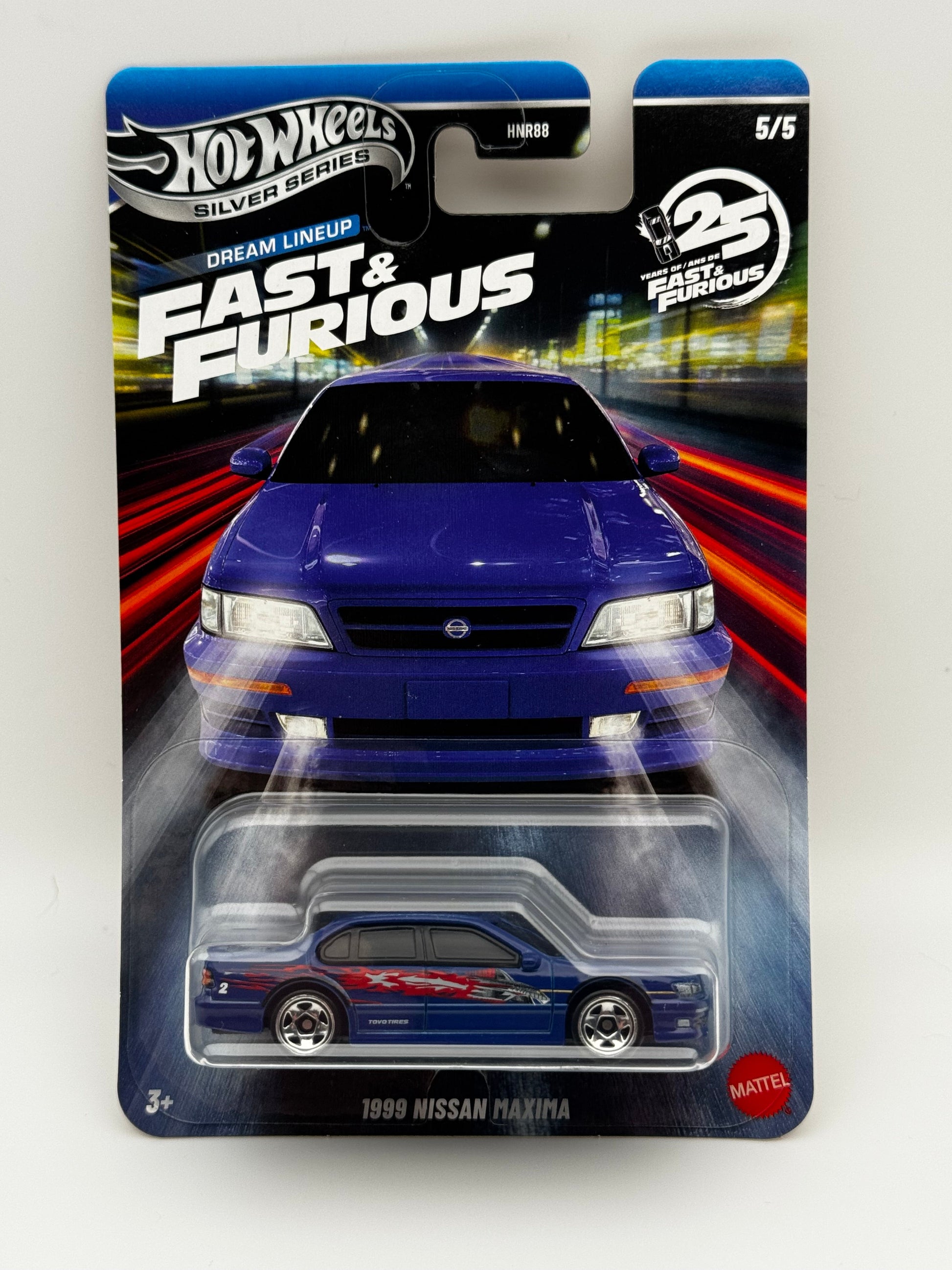 Fast & Furious Silver Series – Dream Lineup 25th Anniversary – Set Complet 5/5 – Hot Wheels | 1:64 SVRdiecast
