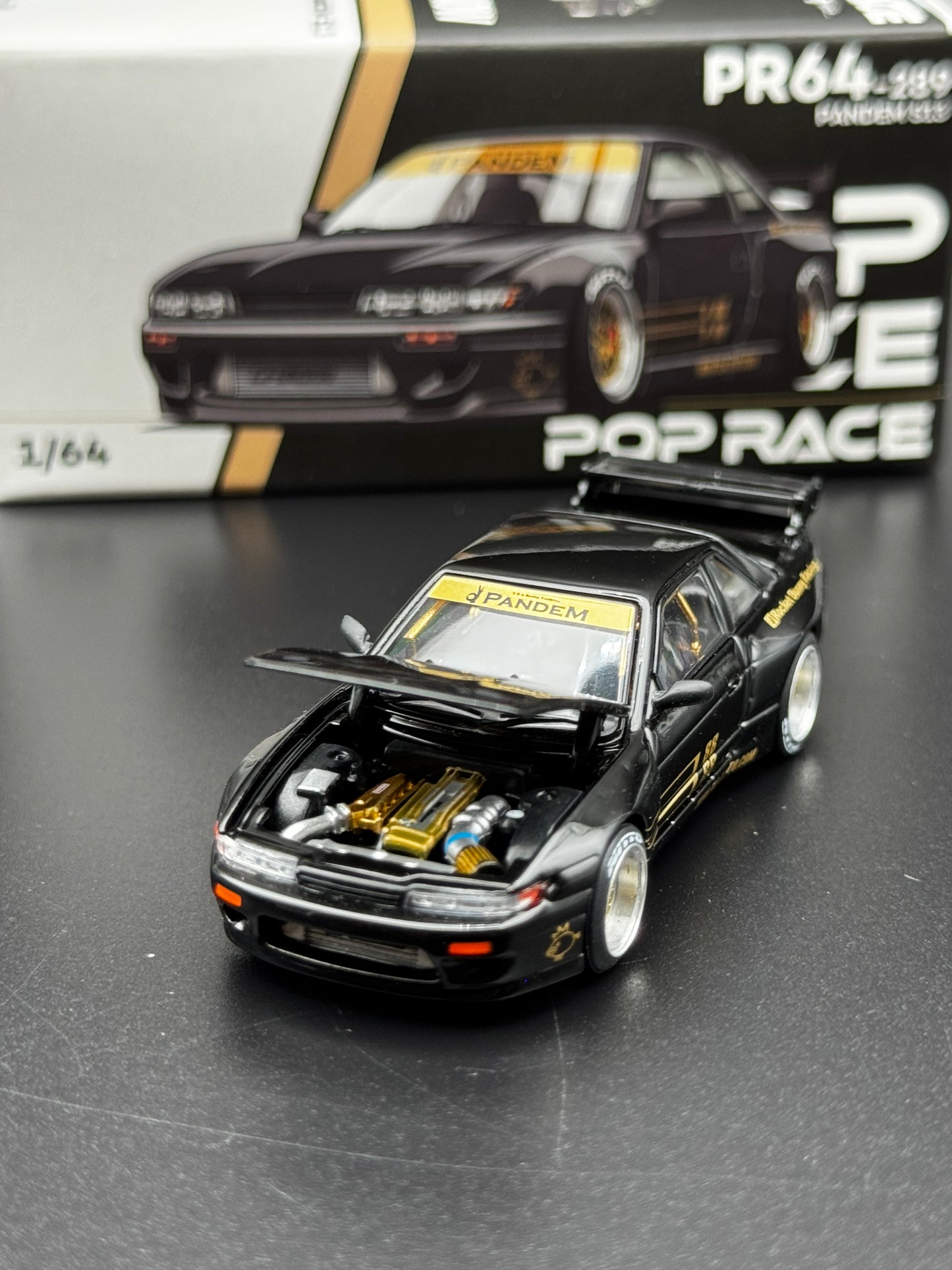 Nissan Silvia S13 Pandem #88 Rocket Bunny – Pop Race | 1:64