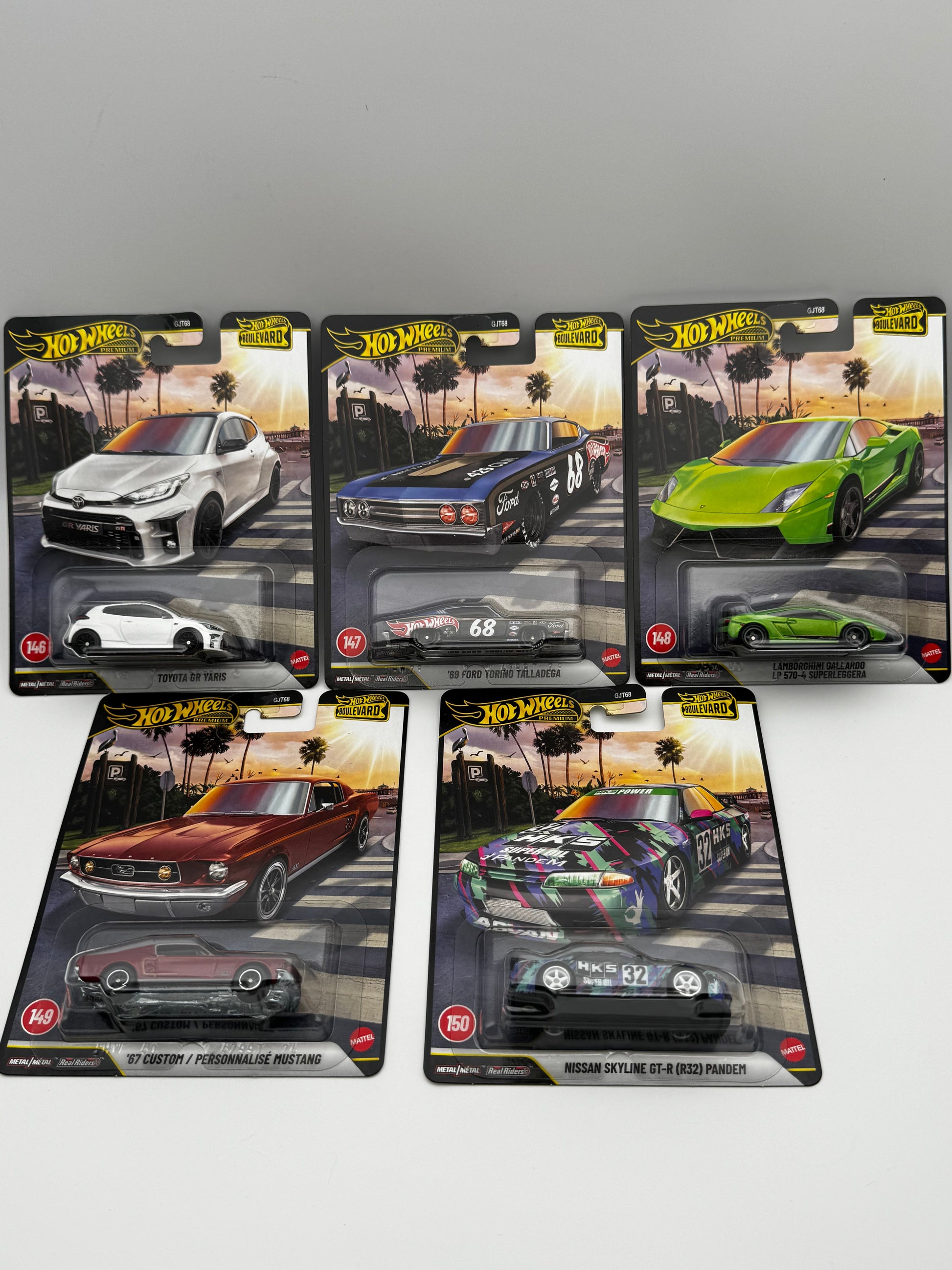 Car Culture Boulevard – Set Complet 5/5 (n°146 à 150) – Hot Wheels Premium | 1:64 SVRdiecast