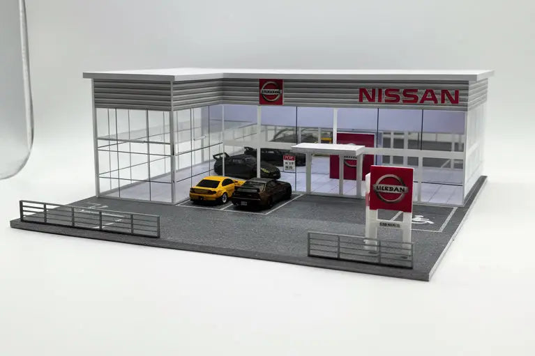 Diorama Concession Nissan 1/64 SVRdiecast