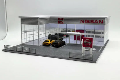 Diorama Concession Nissan 1/64 SVRdiecast