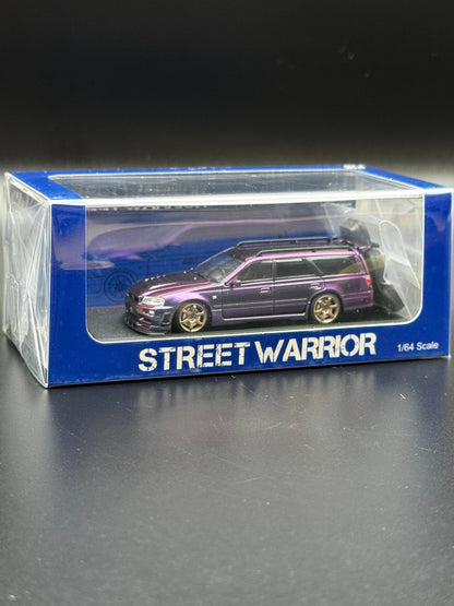 Nissan Stagea R34 purple – Street Warrior 1/64 | 498/499 SVRdiecast
