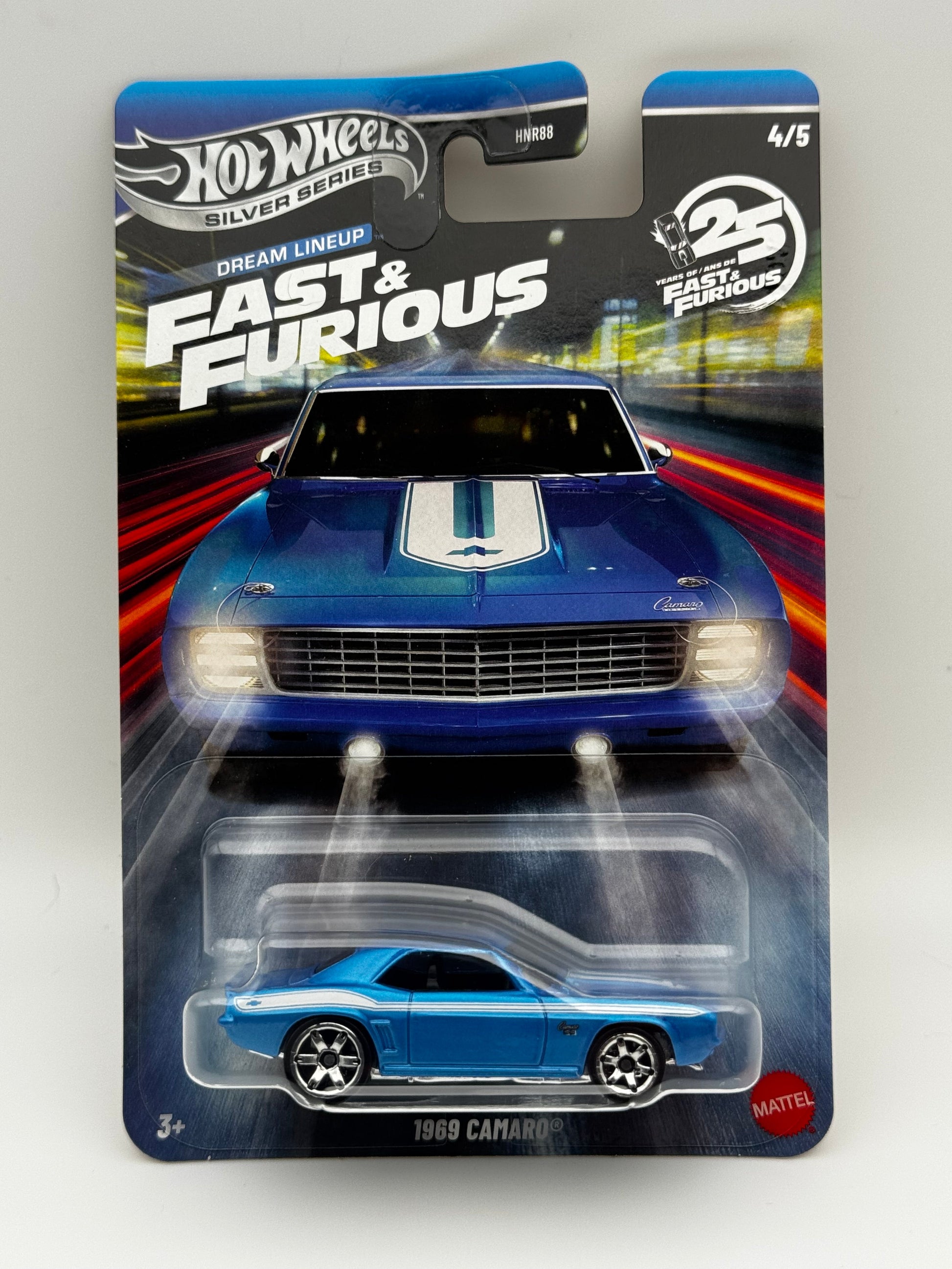 Fast & Furious Silver Series – Dream Lineup 25th Anniversary – Set Complet 5/5 – Hot Wheels | 1:64 SVRdiecast