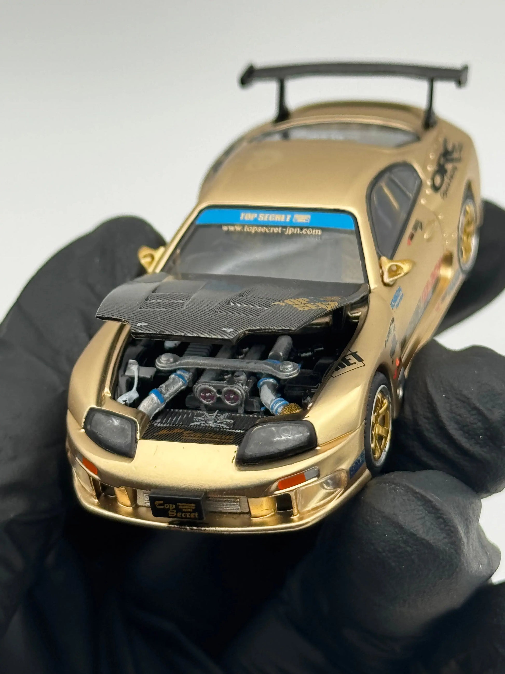 Toyota Supra Top Secret Gold – Pop Race 1:64 SVRdiecast
